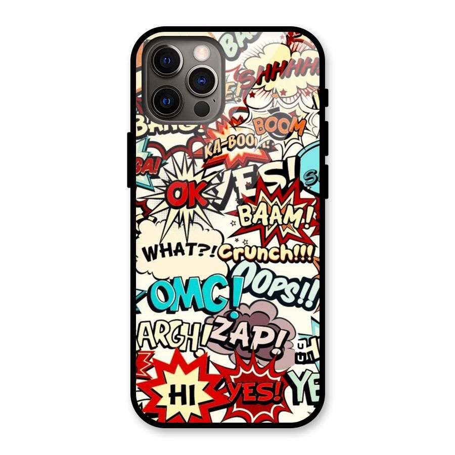 Boom Zap Glass Back Case for iPhone 12 Pro