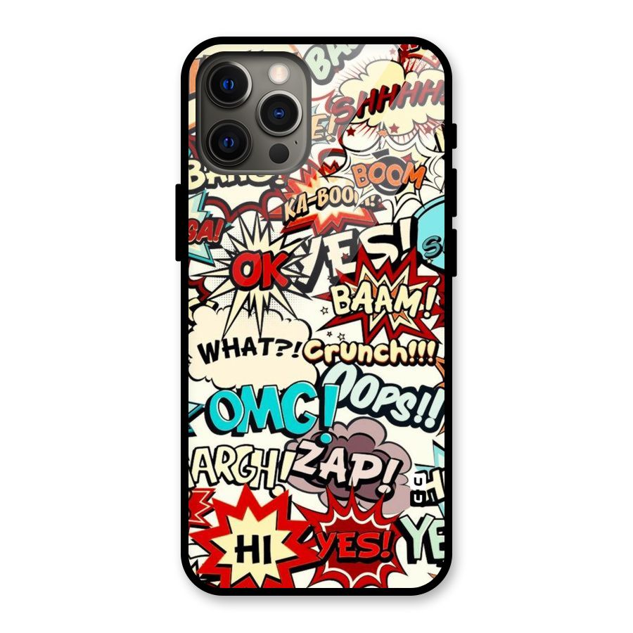Boom Zap Glass Back Case for iPhone 12 Pro Max