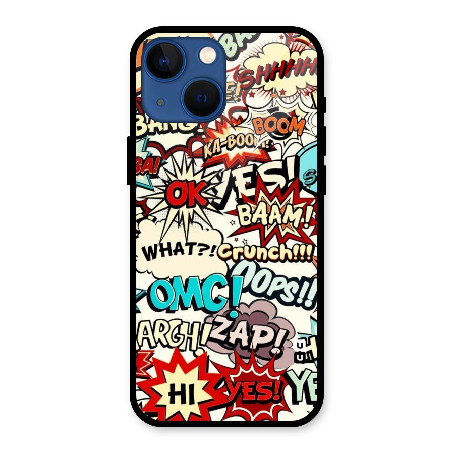 Boom Zap Glass Back Case for iPhone 13 Mini