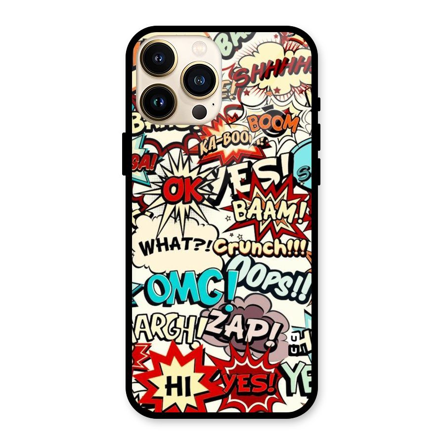 Boom Zap Glass Back Case for iPhone 13 Pro Max