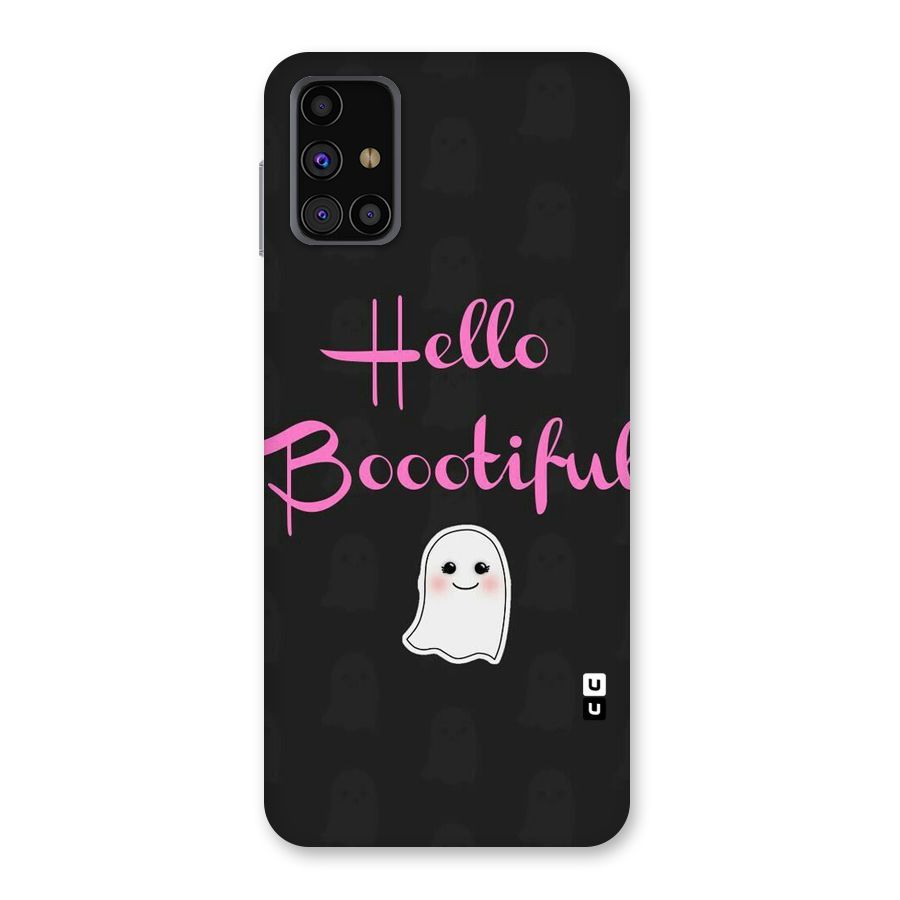 Boootiful Back Case for Galaxy M31s
