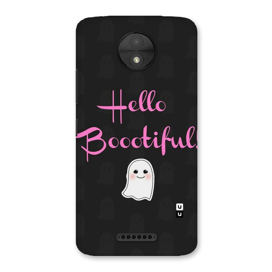 Boootiful Back Case for Moto C