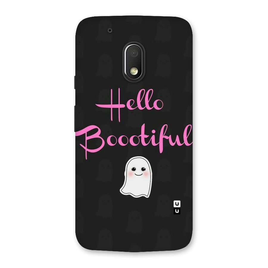 Boootiful Back Case for Moto G4 Play