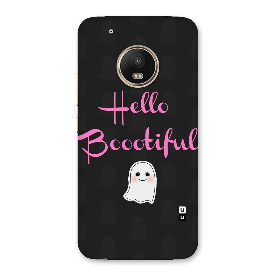 Boootiful Back Case for Moto G5 Plus