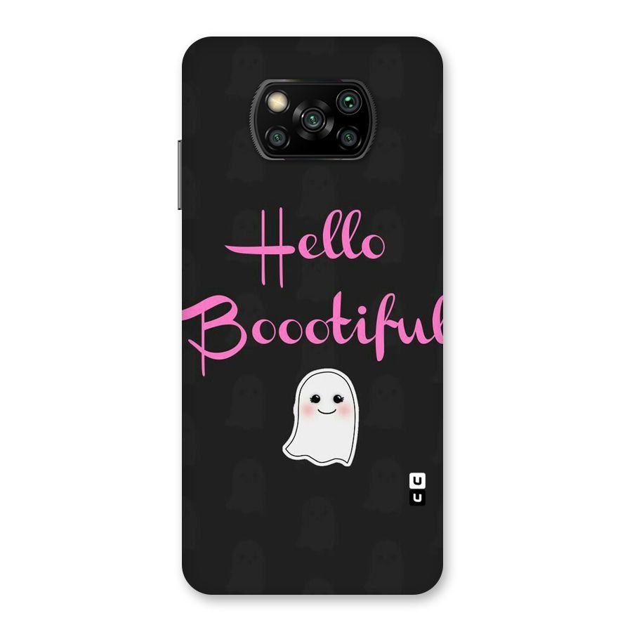 Boootiful Back Case for Poco X3