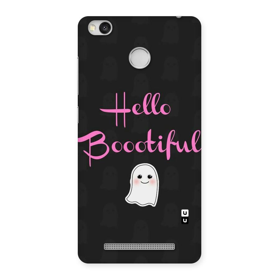 Boootiful Back Case for Redmi 3S Prime