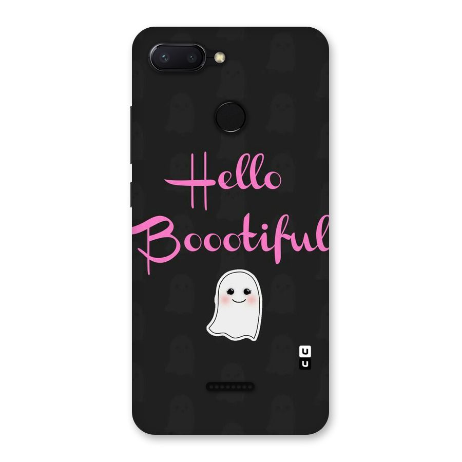 Boootiful Back Case for Redmi 6
