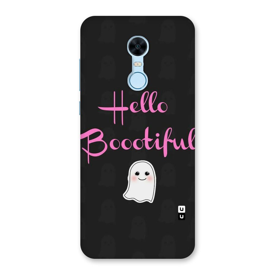 Boootiful Back Case for Redmi Note 5
