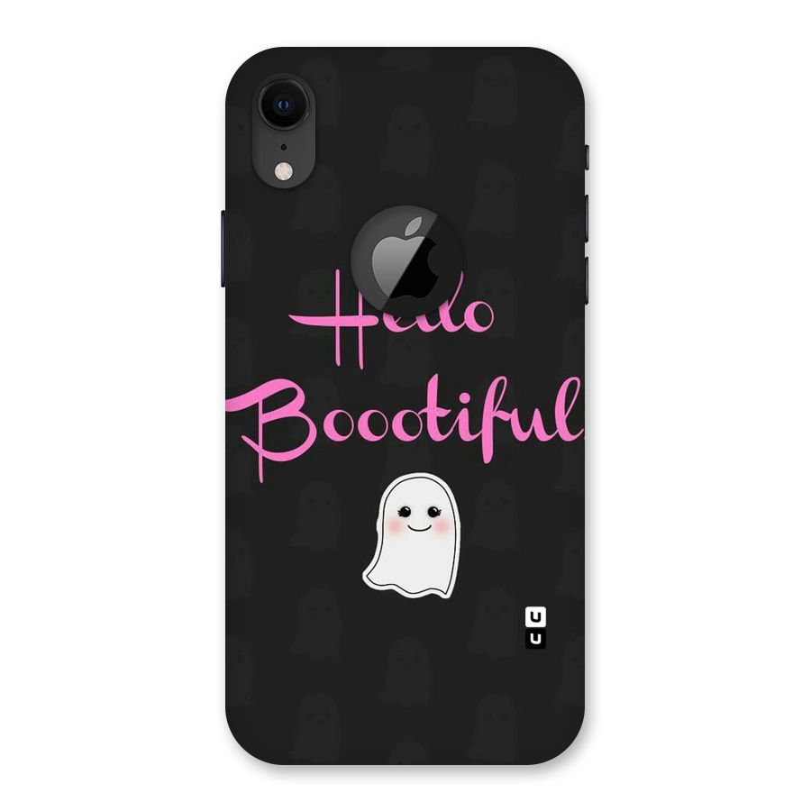 Boootiful Back Case for iPhone XR Logo Cut