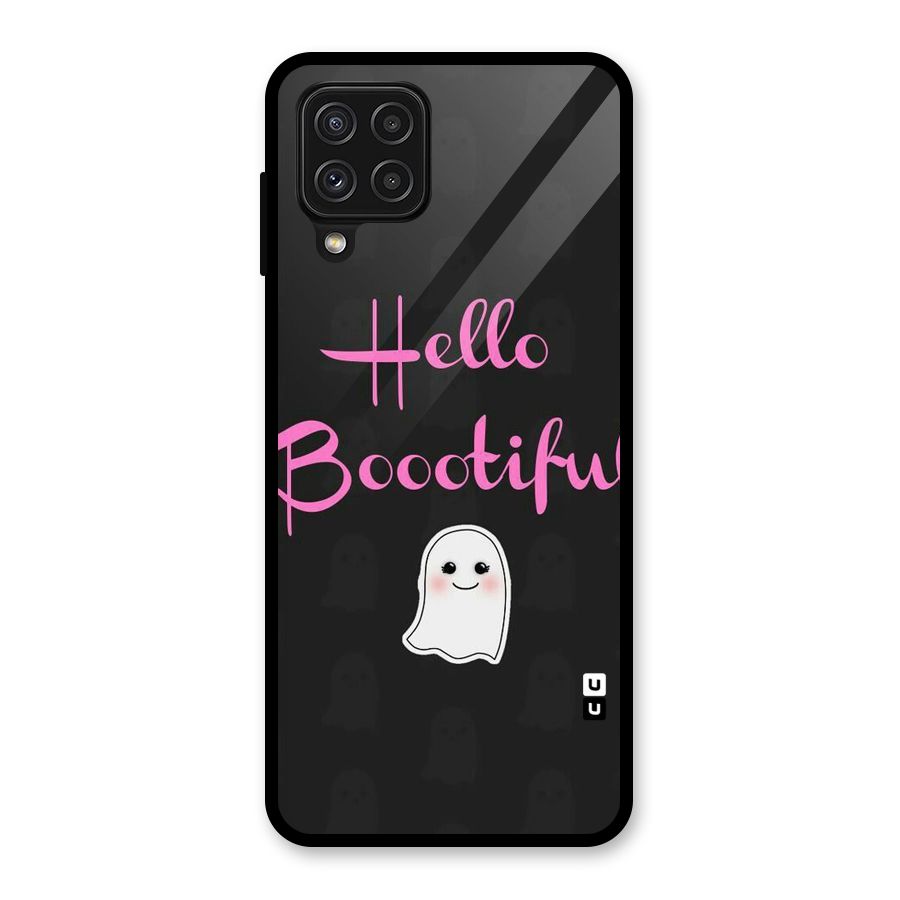 Boootiful Glass Back Case for Galaxy A22 4G