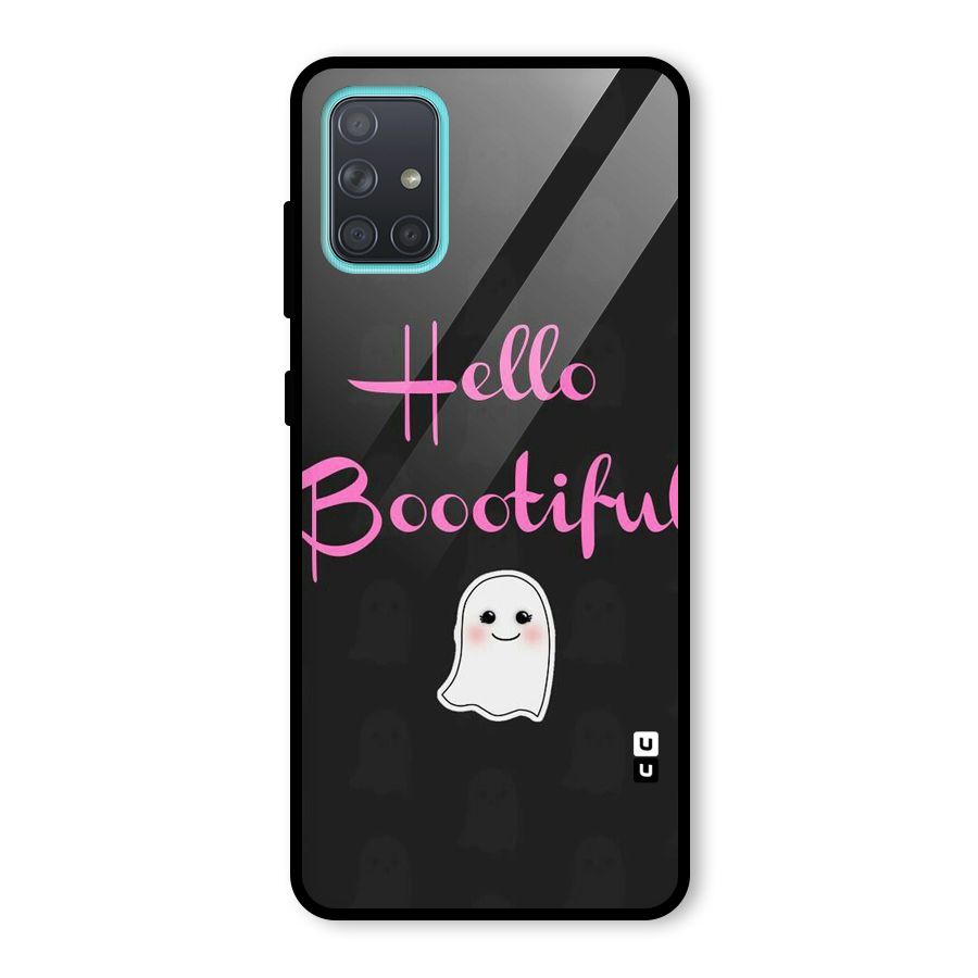 Boootiful Glass Back Case for Galaxy A71
