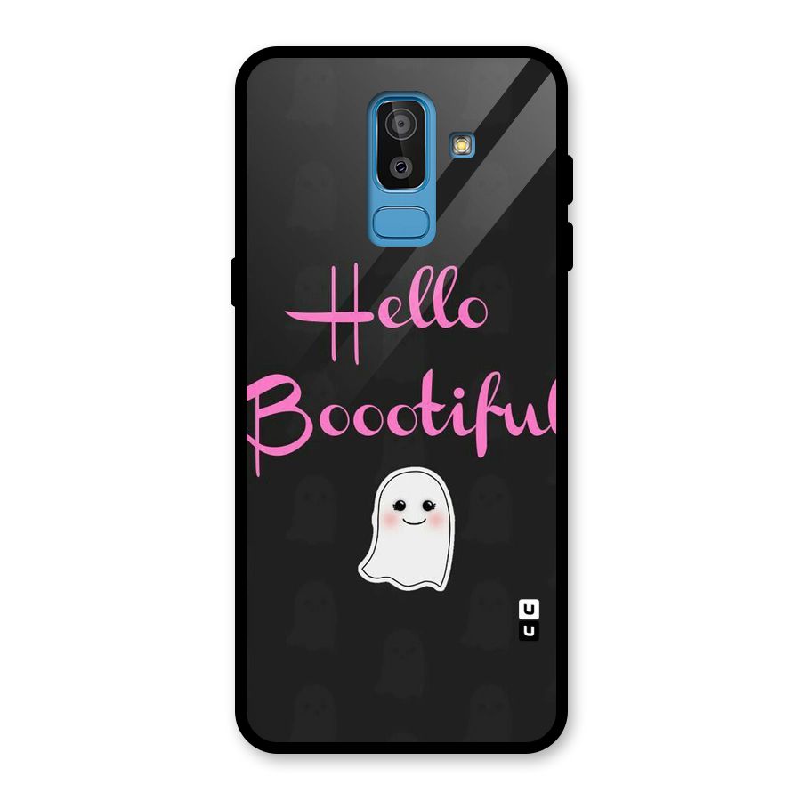 Boootiful Glass Back Case for Galaxy J8