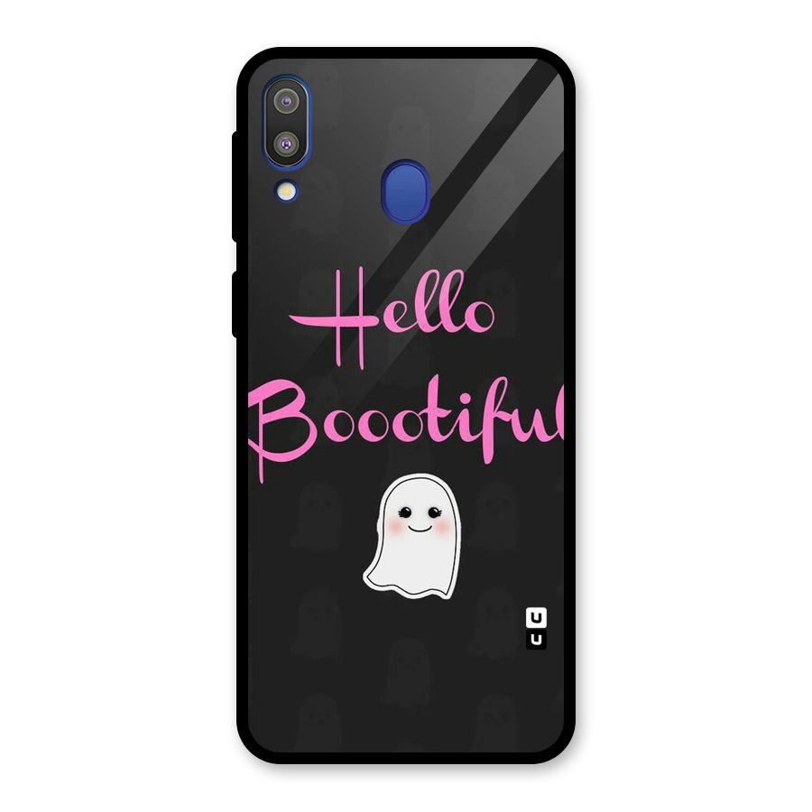 Boootiful Glass Back Case for Galaxy M20
