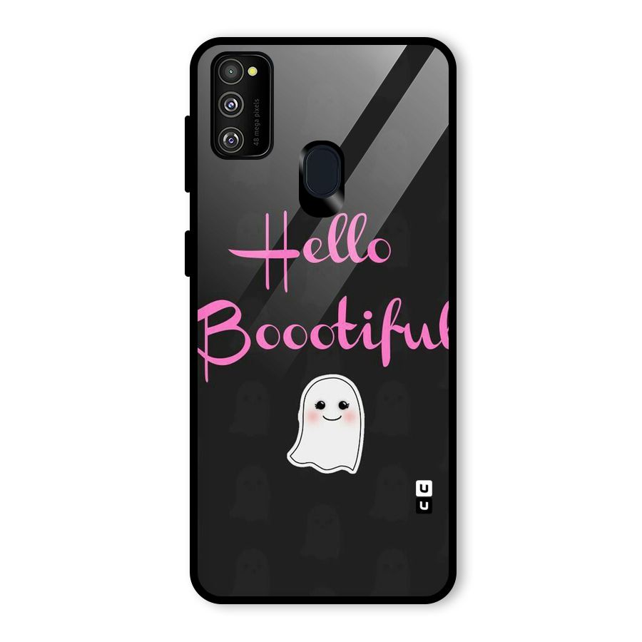 Boootiful Glass Back Case for Galaxy M30s