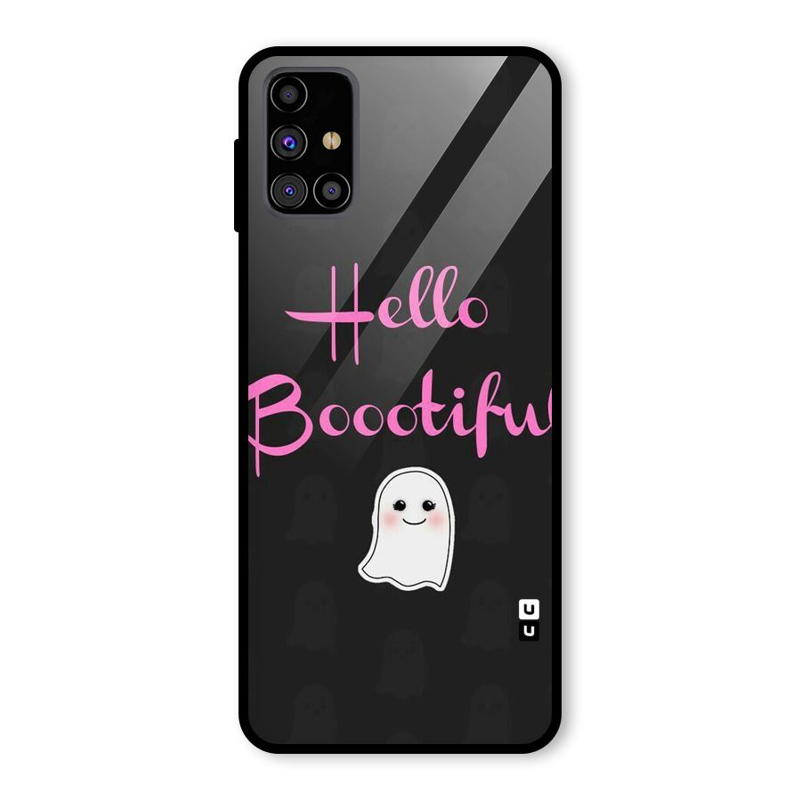 Boootiful Glass Back Case for Galaxy M31s