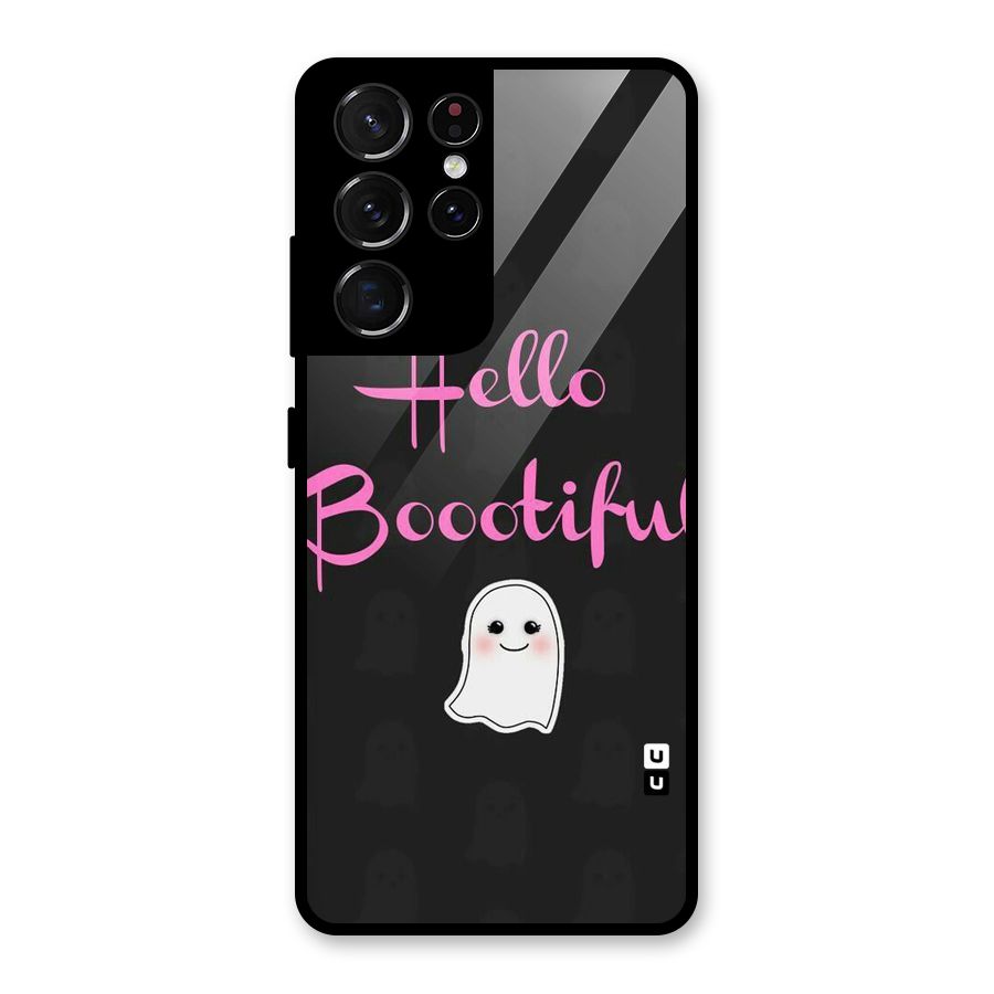 Boootiful Glass Back Case for Galaxy S21 Ultra 5G