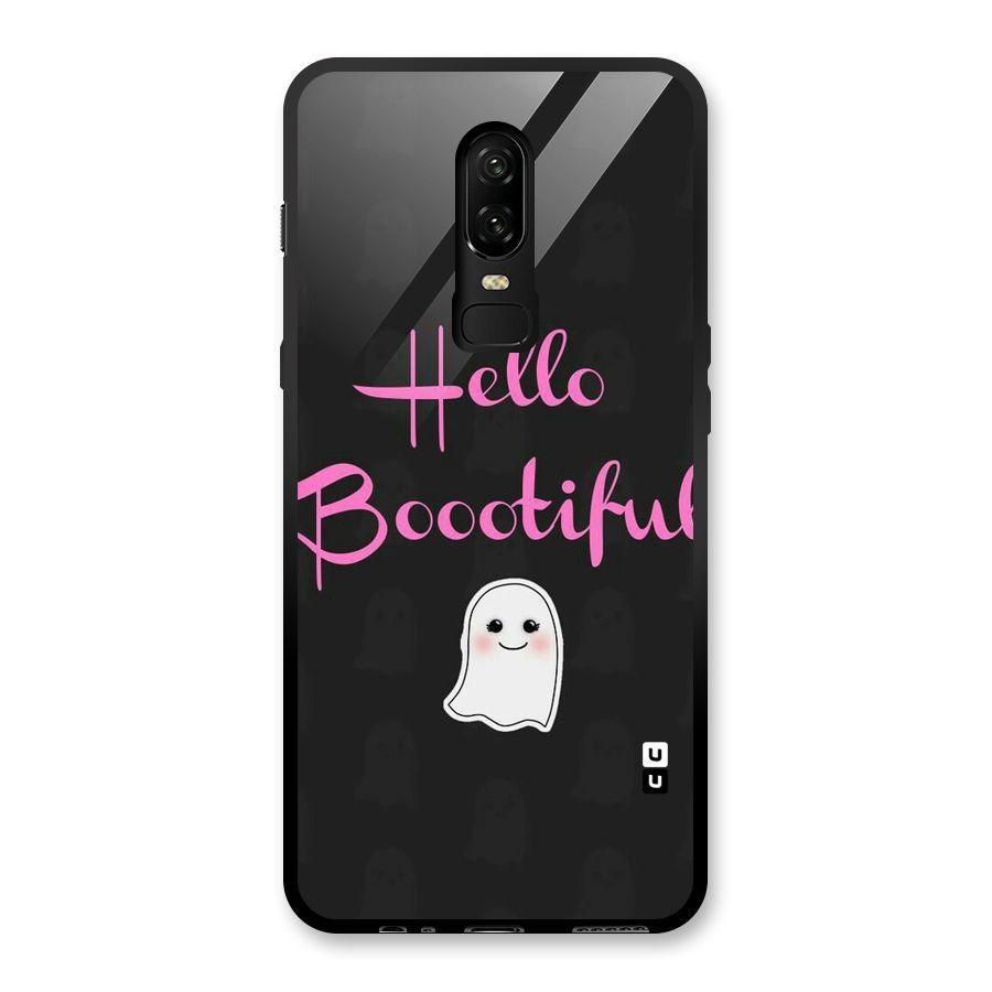 Boootiful Glass Back Case for OnePlus 6