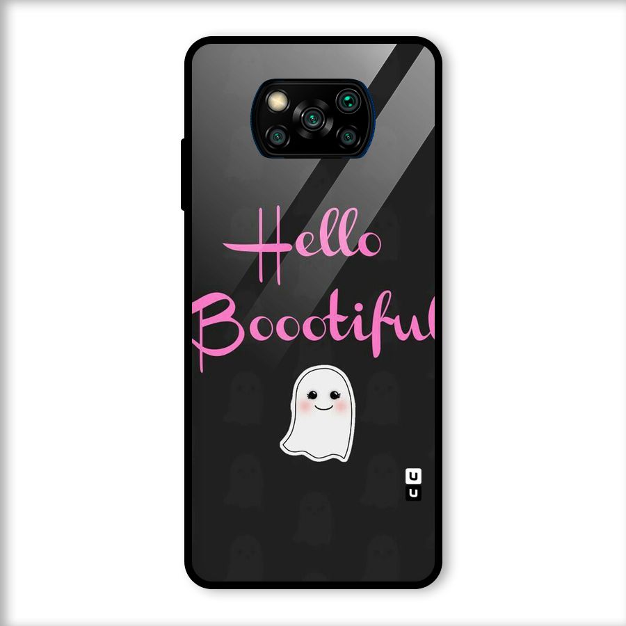 Boootiful Glass Back Case for Poco X3