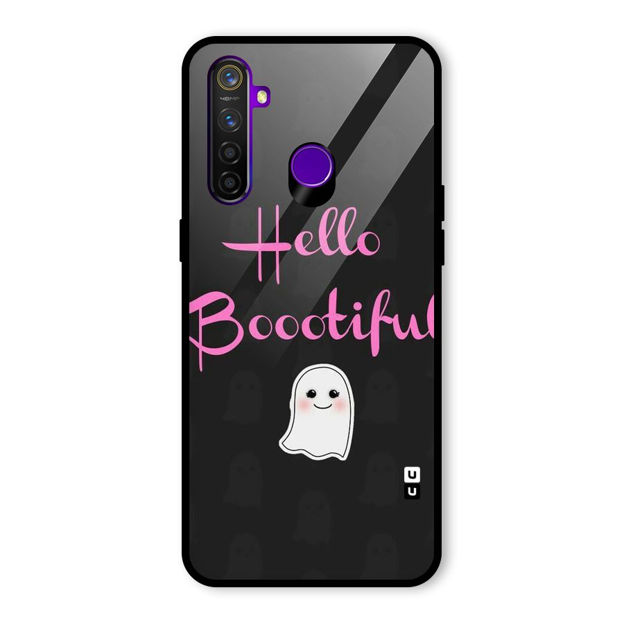 Boootiful Glass Back Case for Realme 5 Pro