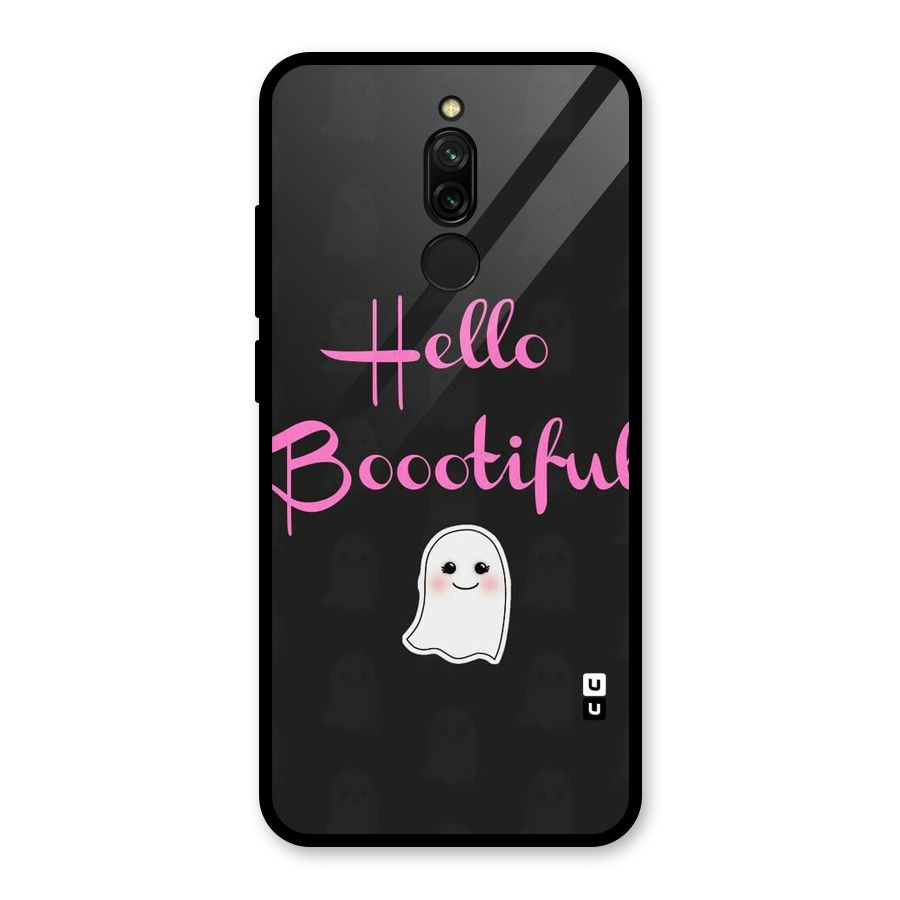 Boootiful Glass Back Case for Redmi 8