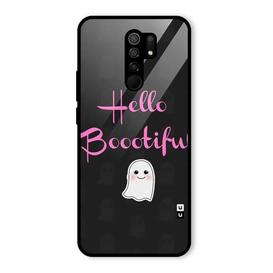 Boootiful Glass Back Case for Redmi 9 Prime