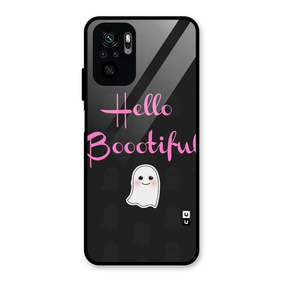 Boootiful Glass Back Case for Redmi Note 10S