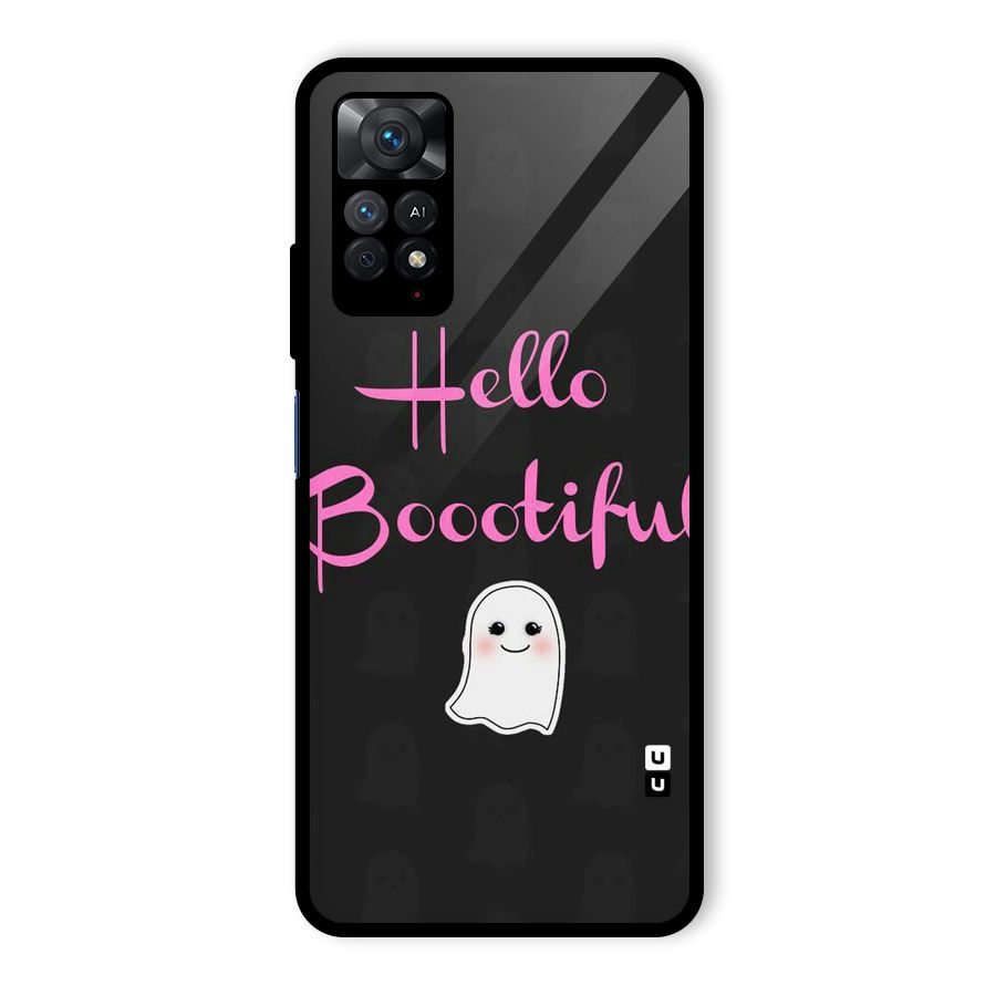 Boootiful Glass Back Case for Redmi Note 11 Pro