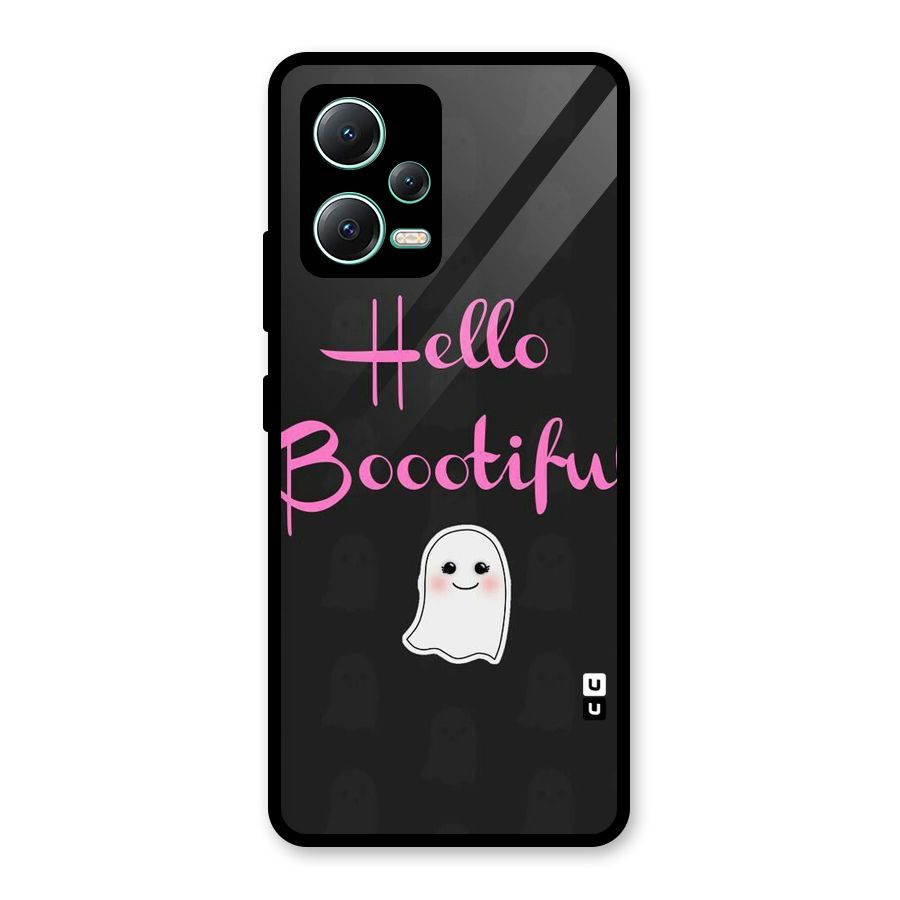 Boootiful Glass Back Case for Redmi Note 12 5G