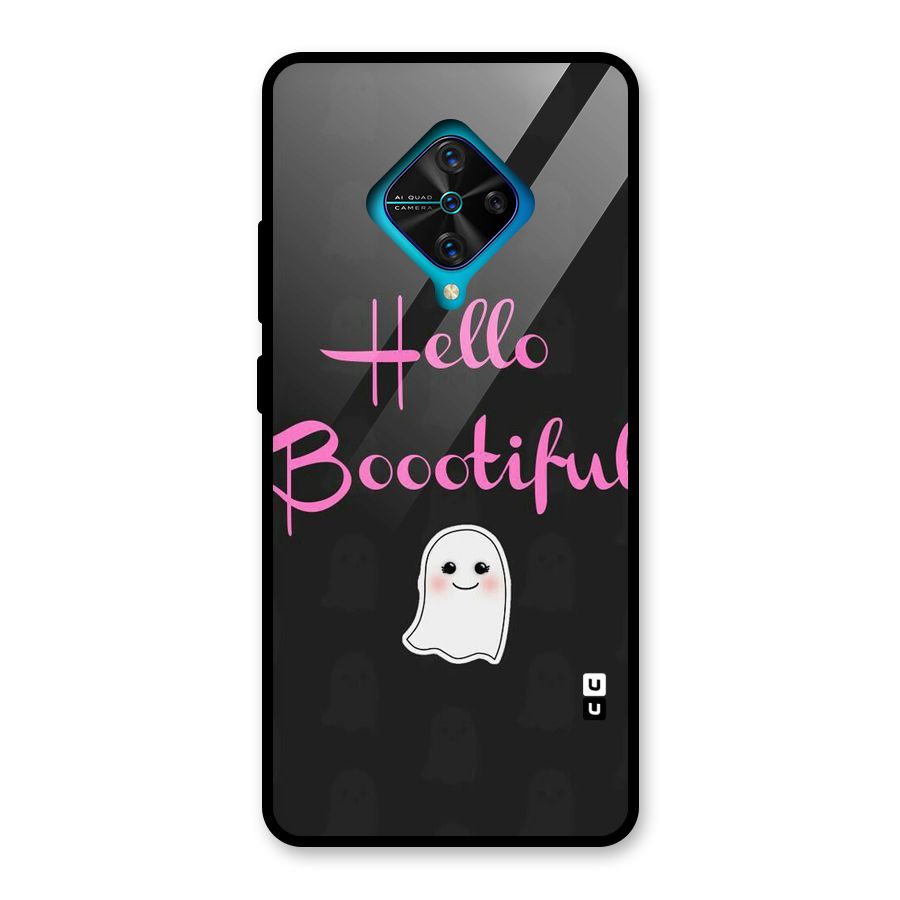 Boootiful Glass Back Case for Vivo S1 Pro