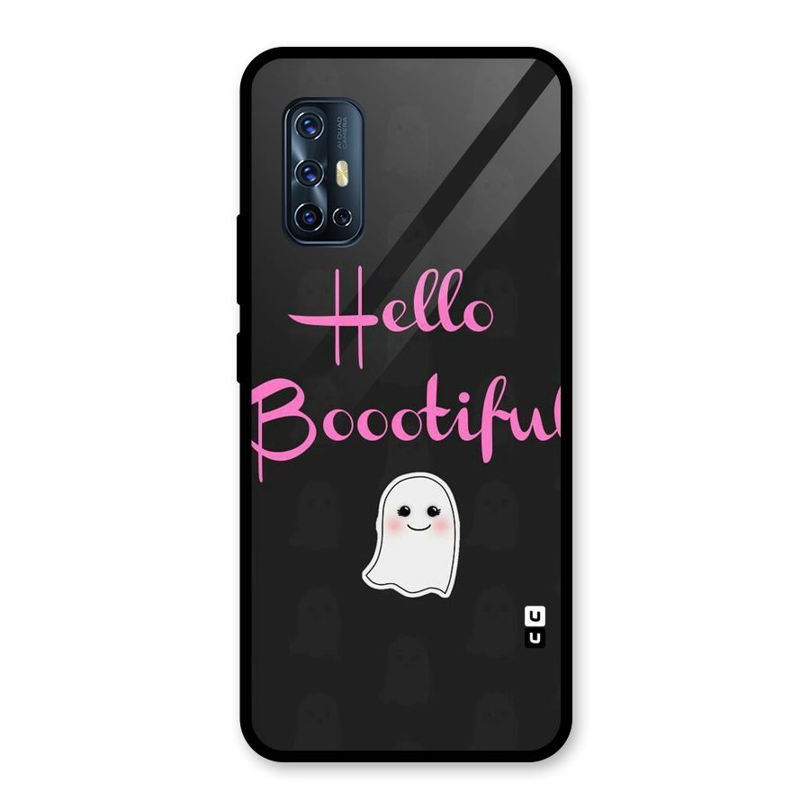 Boootiful Glass Back Case for Vivo V17