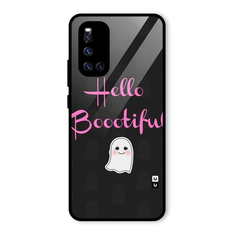 Boootiful Glass Back Case for Vivo V19