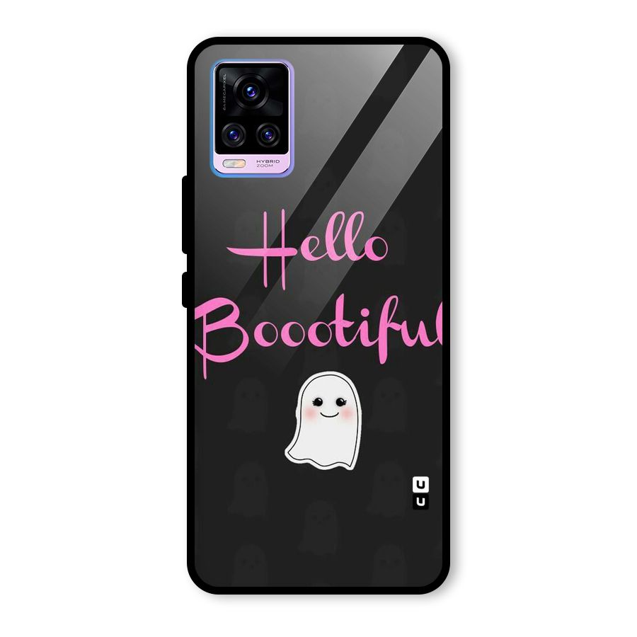 Boootiful Glass Back Case for Vivo V20 Pro