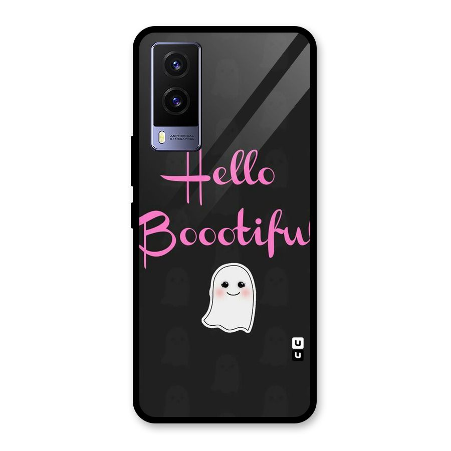 Boootiful Glass Back Case for Vivo V21e 5G