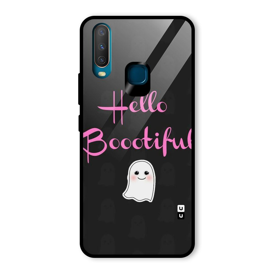 Boootiful Glass Back Case for Vivo Y17