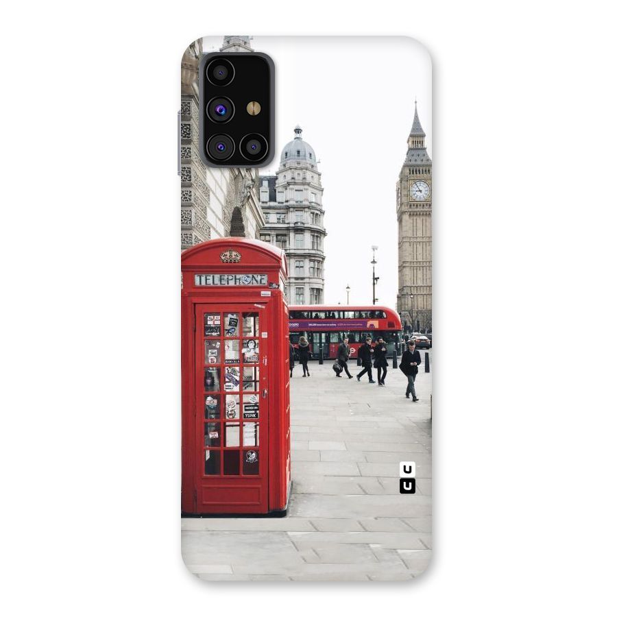 Booth In Red Back Case for Galaxy M31s