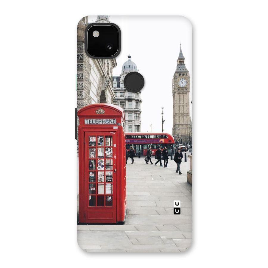 Booth In Red Back Case for Google Pixel 4a