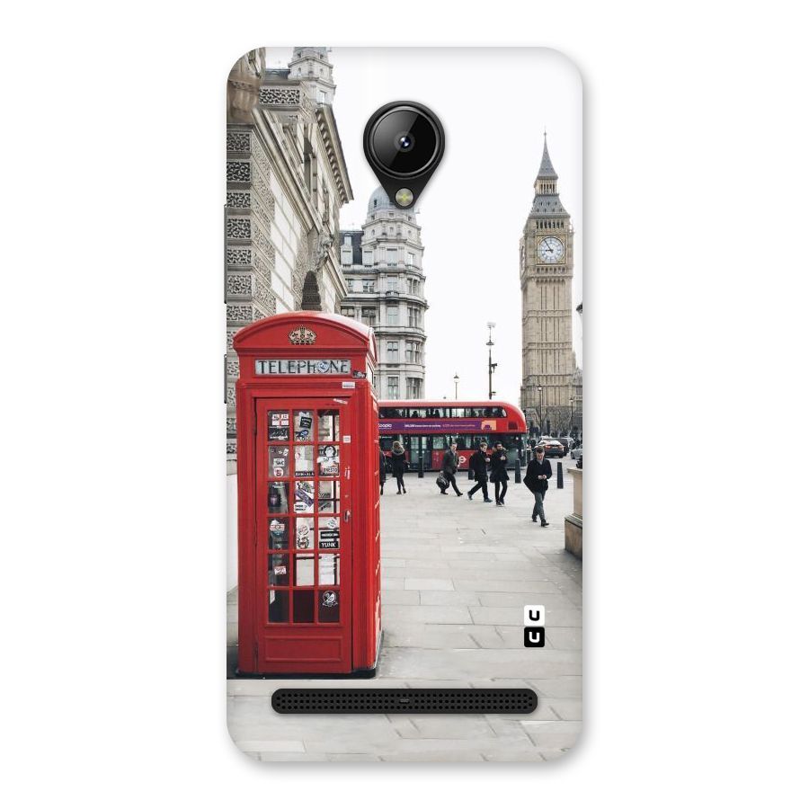 Booth In Red Back Case for Lenovo C2