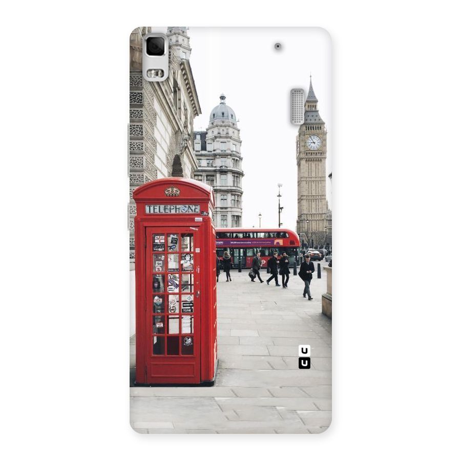 Booth In Red Back Case for Lenovo K3 Note