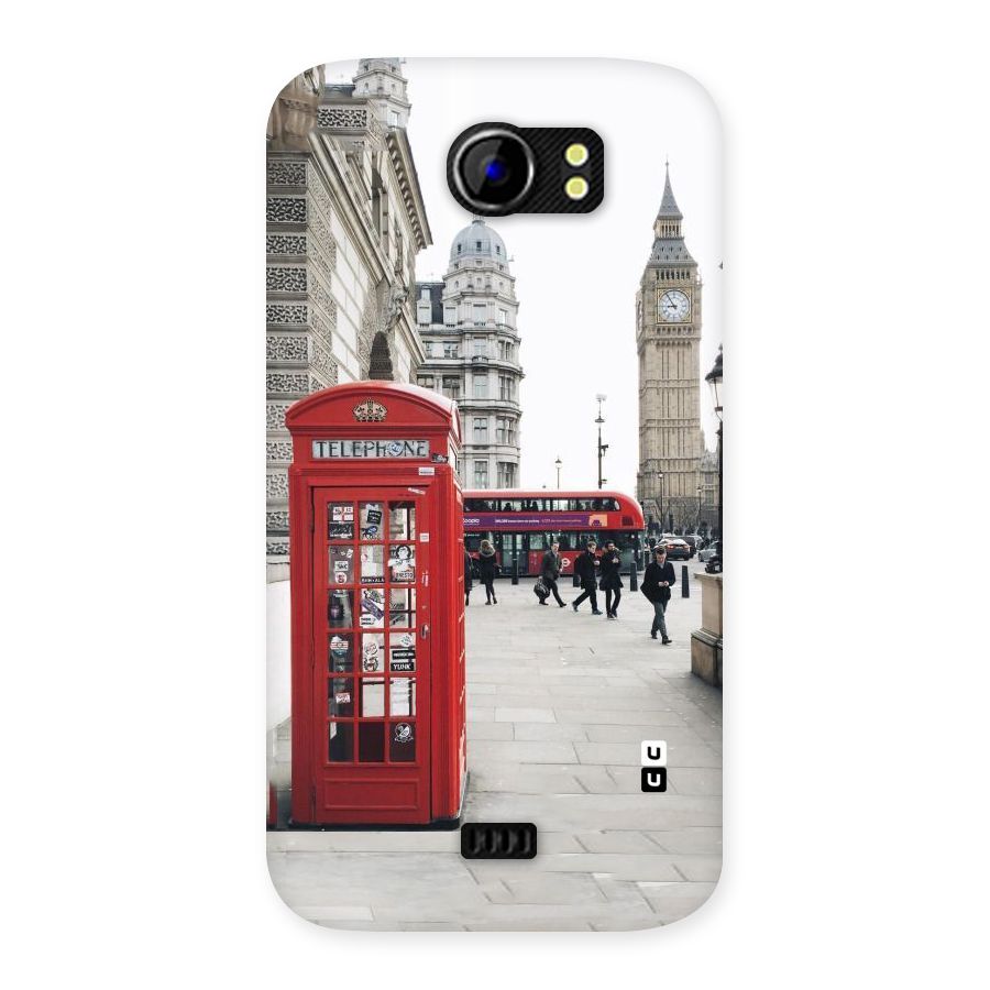 Booth In Red Back Case for Micromax Canvas 2 A110