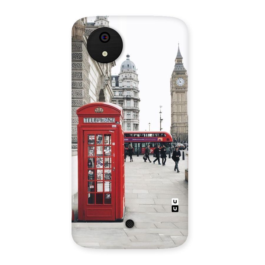 Booth In Red Back Case for Micromax Canvas A1