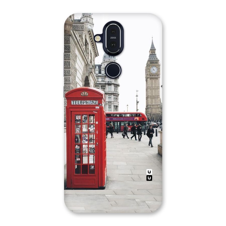 Booth In Red Back Case for Nokia 8.1