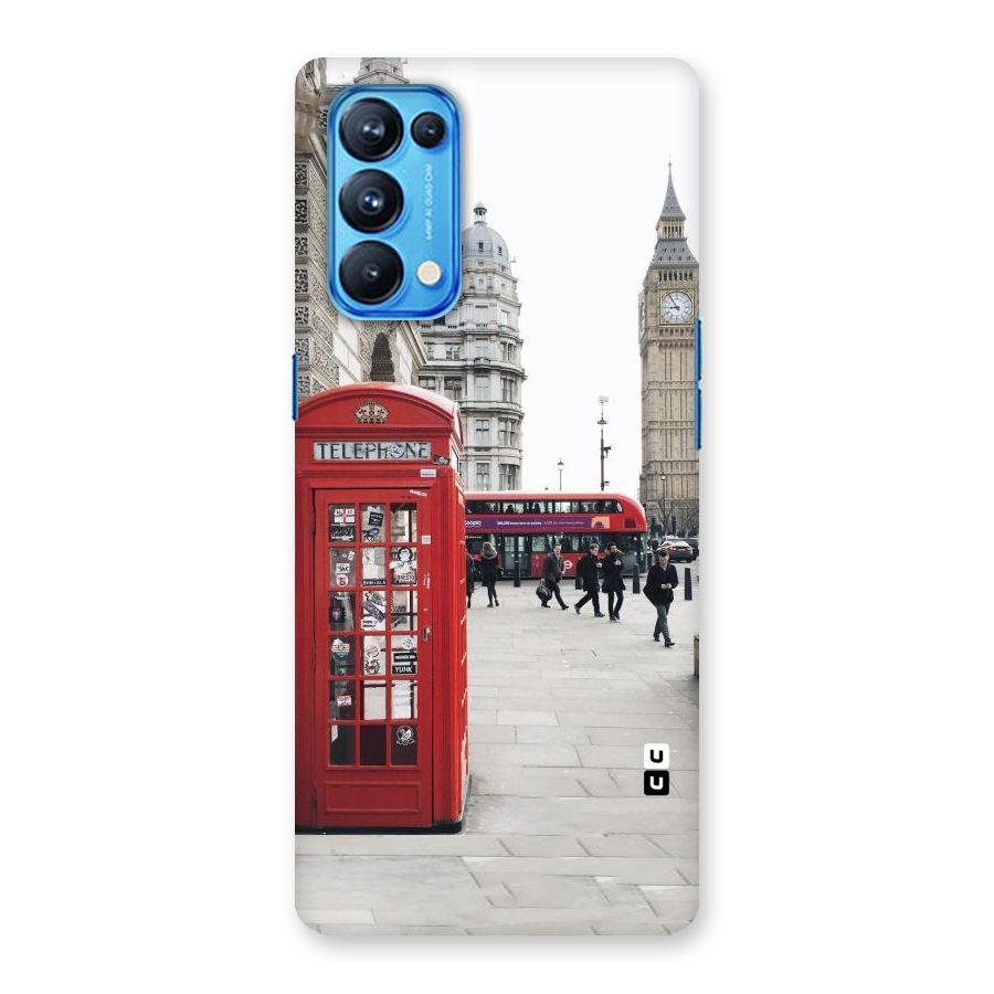 Booth In Red Back Case for Oppo Reno5 Pro 5G