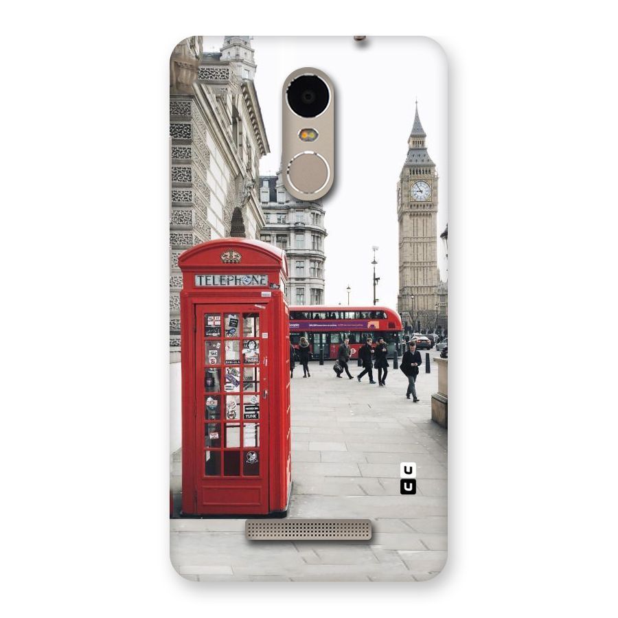 Booth In Red Back Case for Xiaomi Redmi Note 3