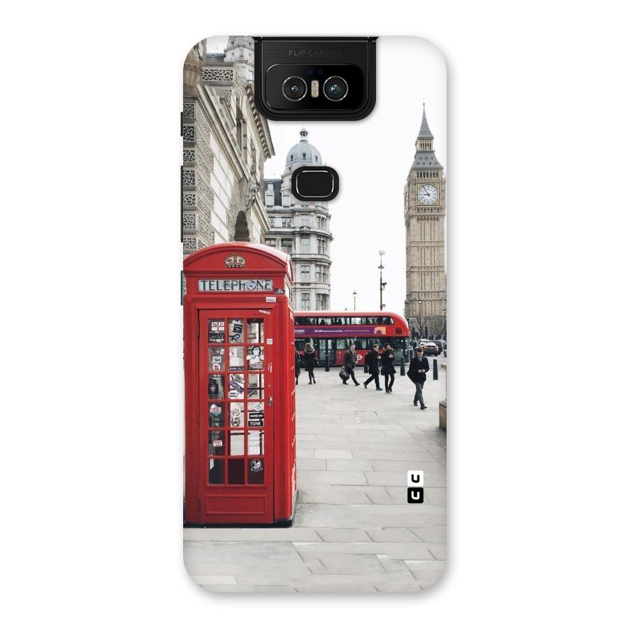 Booth In Red Back Case for Zenfone 6z