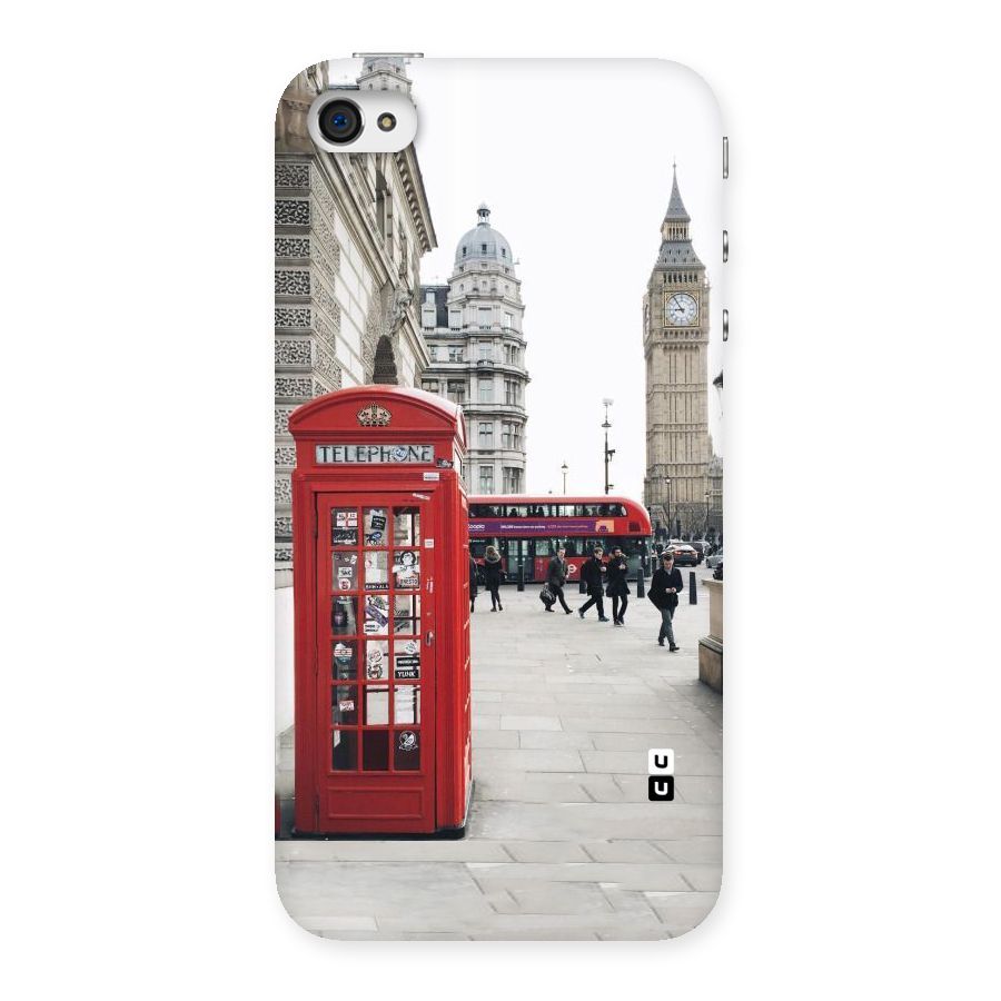 Booth In Red Back Case for iPhone 4 4s