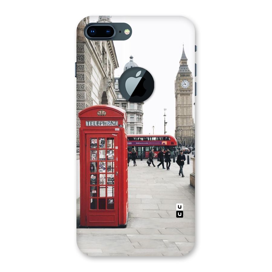 Booth In Red Back Case for iPhone 7 Plus Logo Cut