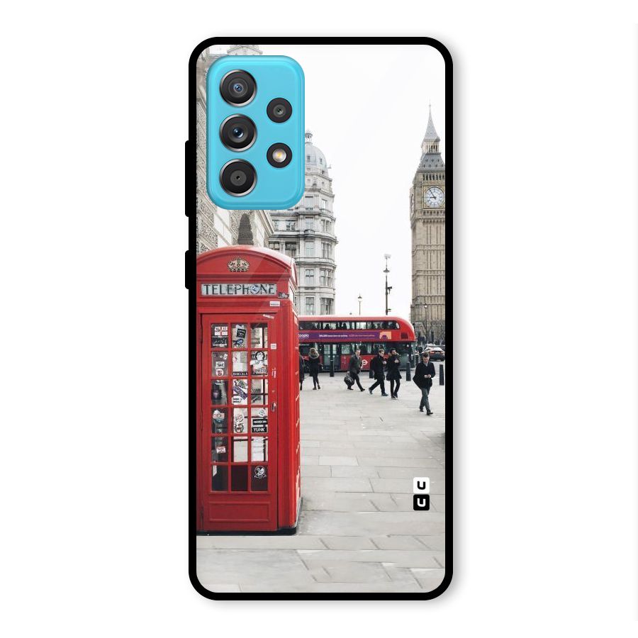 Booth In Red Glass Back Case for Galaxy A52s 5G