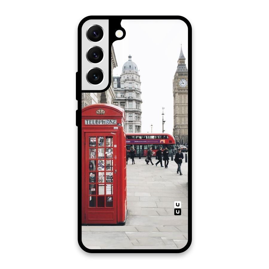 Booth In Red Glass Back Case for Galaxy S22 Plus 5G