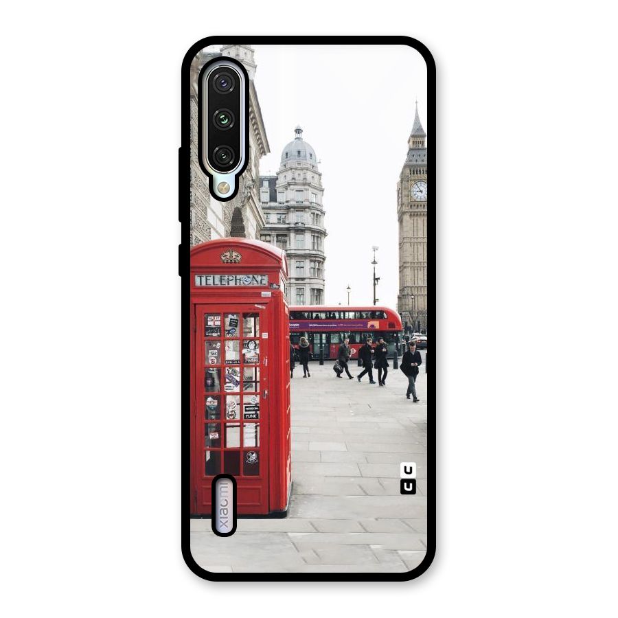 Booth In Red Glass Back Case for Mi A3