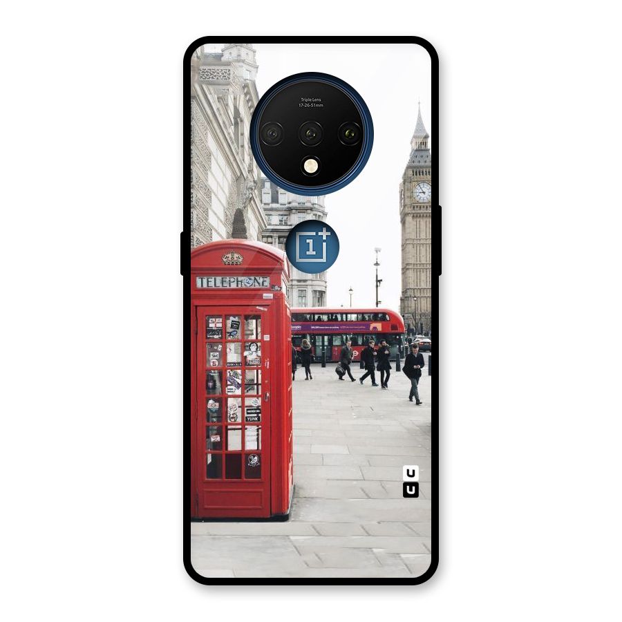 Booth In Red Glass Back Case for OnePlus 7T